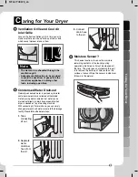 Предварительный просмотр 43 страницы LG WF-D90PW Owner'S Manual