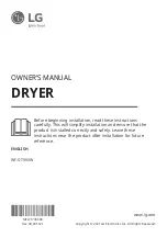 Предварительный просмотр 1 страницы LG WF-DT90VW Owner'S Manual