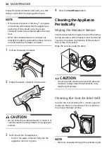 Предварительный просмотр 34 страницы LG WF-DT90VW Owner'S Manual