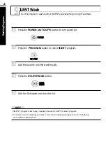 Preview for 20 page of LG WF-H140GS Owner'S Manual