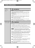 Preview for 5 page of LG WF-HX150V Owner'S Manual