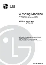 LG WF-T1206TP Owner'S Manual preview