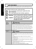 Preview for 4 page of LG WF-T1407TP Owner'S Manual