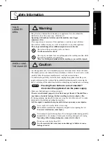 Preview for 5 page of LG WF-T1407TP Owner'S Manual