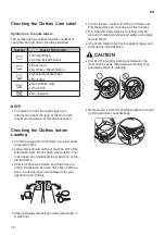 Preview for 18 page of LG WFV0914WH Owner'S Manual