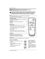 Preview for 18 page of LG WG6000R Owner'S Manual