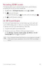 Предварительный просмотр 25 страницы LG WING LM-F100TM User Manual