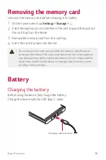 Предварительный просмотр 37 страницы LG WING LM-F100TM User Manual