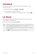 Предварительный просмотр 117 страницы LG WING LM-F100TM User Manual