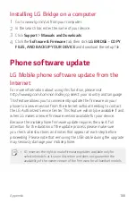 Предварительный просмотр 167 страницы LG WING LM-F100TM User Manual