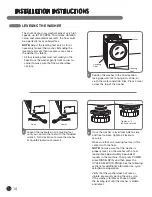 Предварительный просмотр 14 страницы LG WM0642H Series User'S Manual & Installation Instructions