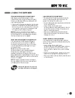 Preview for 17 page of LG WM0742HWA User'S Manual & Installation Instructions