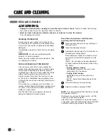 Preview for 24 page of LG WM1377HW Series User'S Manual & Installation Instructions