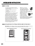 Preview for 10 page of LG WM2140C Series User'S Manual & Installation Instructions