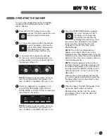 Preview for 21 page of LG WM2140C Series User'S Manual & Installation Instructions