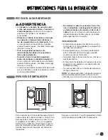 Preview for 43 page of LG WM2140C Series User'S Manual & Installation Instructions