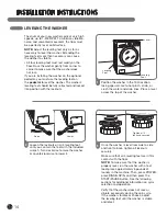 Preview for 14 page of LG WM2355C User'S Manual & Installation Instructions