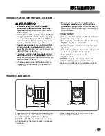 Preview for 9 page of LG WM2455H Series User'S Manual & Installation Instructions