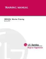 Preview for 1 page of LG WM2496*M Series Training Manual