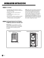 Preview for 10 page of LG WM2901H*A Series User'S Manual & Installation Instructions