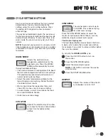 Предварительный просмотр 23 страницы LG WM3001H series User'S Manual & Installation Instructions