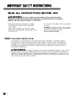 Preview for 5 page of LG WM3477HS User'S Manual & Installation Instructions