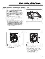 Предварительный просмотр 11 страницы LG WM3987H Series User And Installation Manual