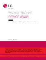 LG WM8100 Service Manual preview