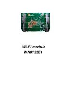 Preview for 1 page of LG WN8122E1 Manual