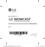 Preview for 1 page of LG Wowcast WTP3 Simple Manual