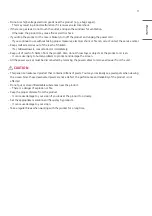 Предварительный просмотр 11 страницы LG WP401 Owner'S Manual