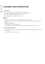 Предварительный просмотр 14 страницы LG WP401 Owner'S Manual