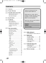 Preview for 3 page of LG WS1910XM Owner'S Manual