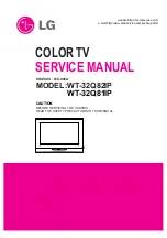 LG WT-32Q81IP Service Manual preview