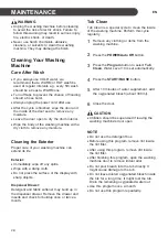 Preview for 28 page of LG WT-70SNBW Owner'S Manual