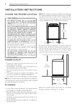 Preview for 9 page of LG WT1150C Series Owner'S Manual