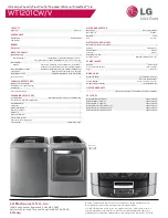 Preview for 2 page of LG WT1201CV Specifications