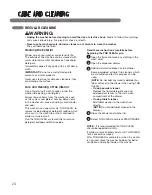 Preview for 24 page of LG WT5101H Series Owner'S Manual