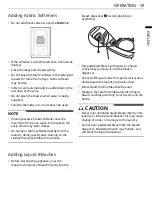 Предварительный просмотр 17 страницы LG WTG9020B Owner'S Manual