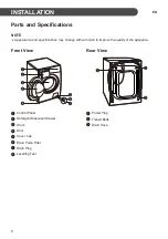 Предварительный просмотр 8 страницы LG WVC5-1409W Owner'S Manual