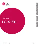 LG X150 User Manual preview