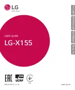 Предварительный просмотр 1 страницы LG X155 User Manual