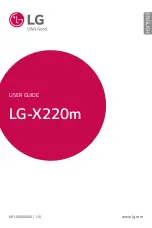 LG X220M User Manual preview