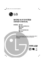 Preview for 1 page of LG XA102 Owner'S Manual