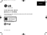 LG XA14 Instruction Booklet preview