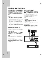 Предварительный просмотр 12 страницы LG XBR716 Installation And Operating Manual