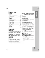 Preview for 3 page of LG XC102 Owner'S Manual