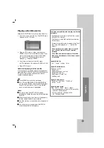 Предварительный просмотр 19 страницы LG XH-TK792TN Owner'S Manual