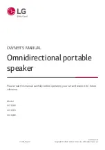 Предварительный просмотр 1 страницы LG XO3QBE Owner'S Manual