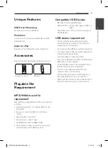 Предварительный просмотр 5 страницы LG XP16DAB Owner'S Manual